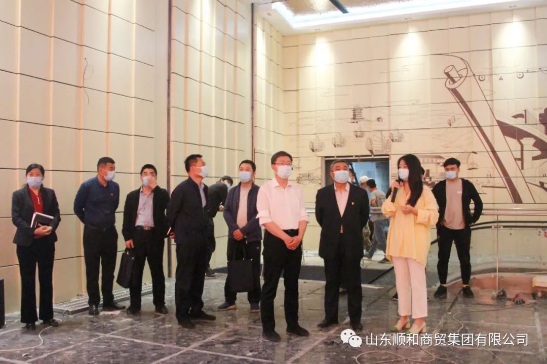 兰山区委常委、组织部部长刘元迅一行莅临顺和国际智慧物流园调研快递物流行业党建工作