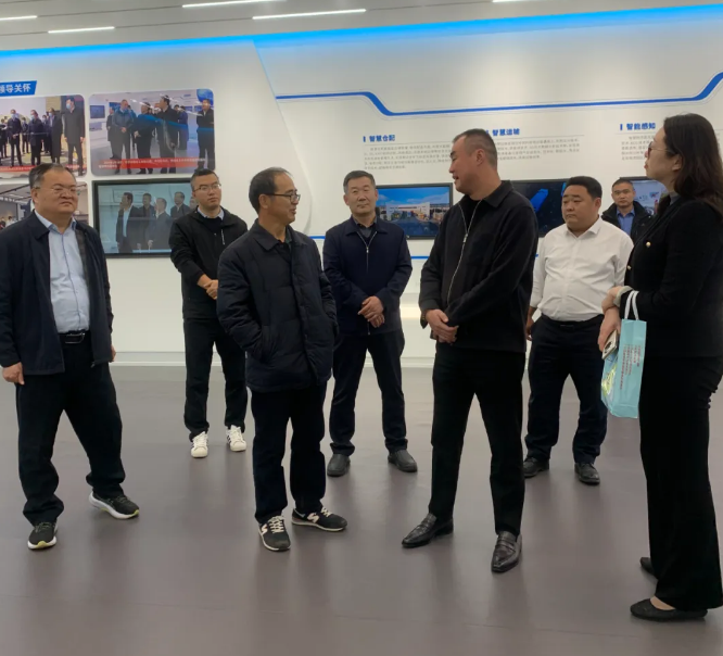 省交通运输厅二级巡视员于培科一行莅临顺和国际智慧物流园参观考察
